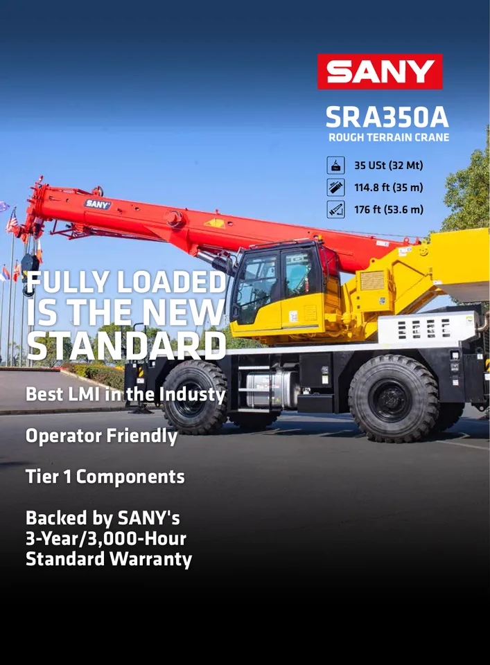 SANY SRA350A machine manual cover: SANY SRA350A Product brochure