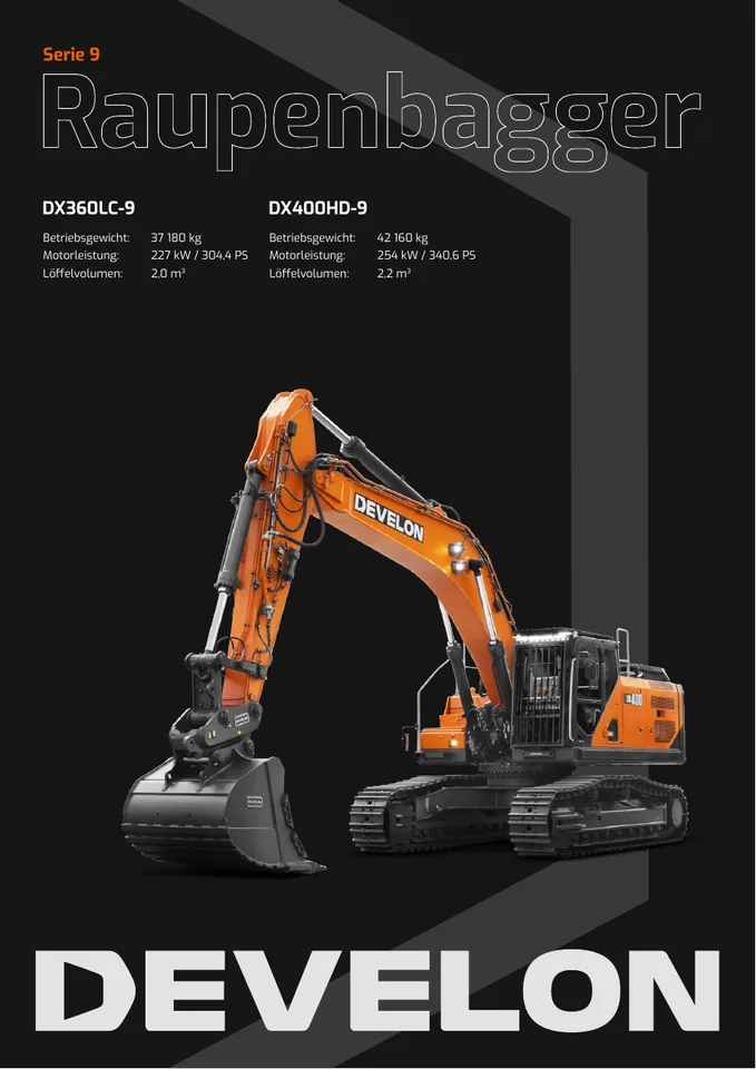 Doosan DX360LC-9 machine manual cover