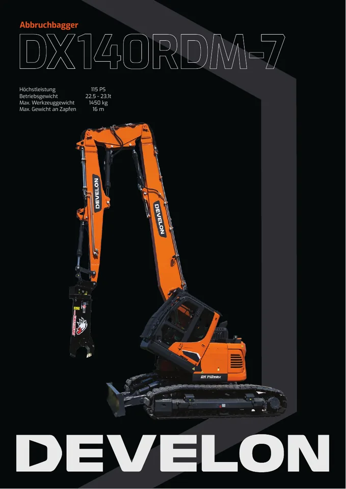 Doosan DX140RDM-7 machine manual cover