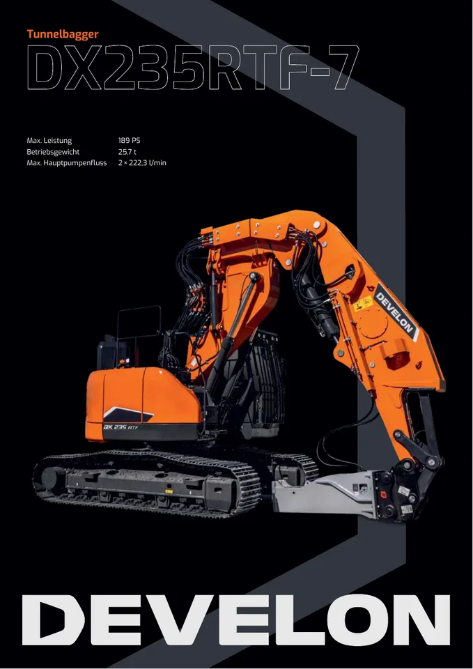 Doosan DX235RTF-7 machine manual cover